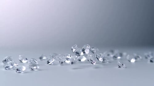 Slow-motion diamonds falling, Slow Motion