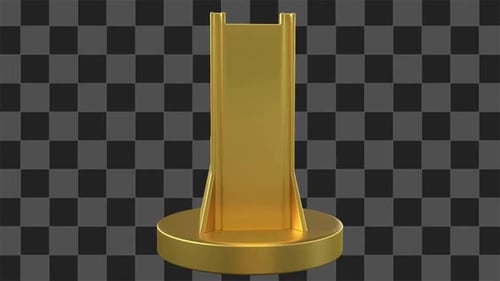 Skeleton King On The Gold Throne