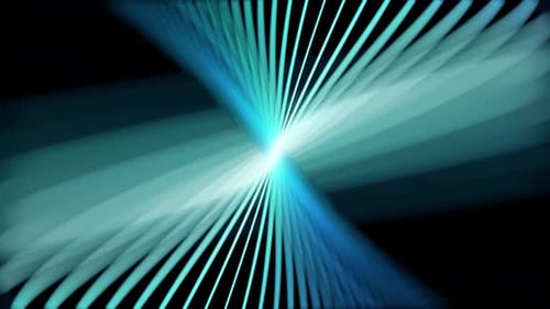 Animated Blue Glowing Abstract Lines Digital Spiral Loop