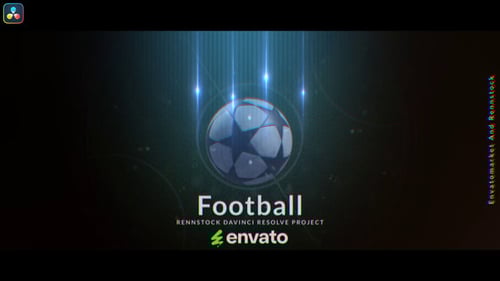Epic Soccer Logo Reveal with Cinematic Glitch Effects