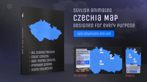 Czech Republic Map - Czechia Map Kit