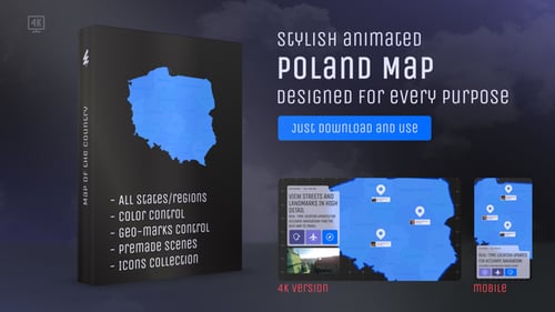 Poland Map - Republic of Poland Map Kit