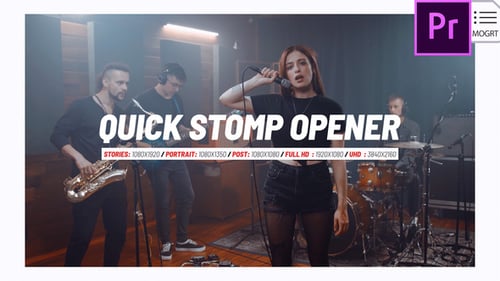 Dynamic Stomp Opener with Energetic Neon Transitions
