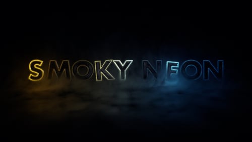 Smoky Neon & Lightning Titles
