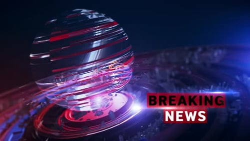 Breaking News Background Loop