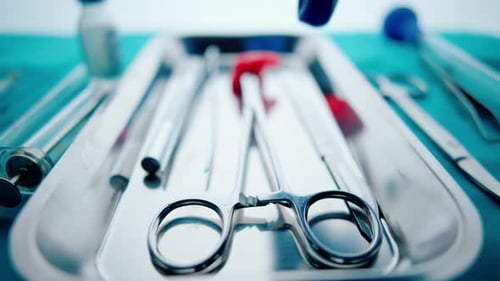 A Surgeon is Performing a Surgery