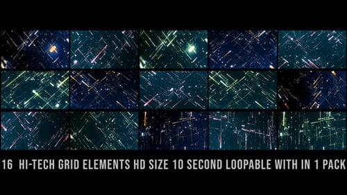 Tech Grid Elements Pack V02