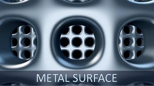 Metallische Oberfläche