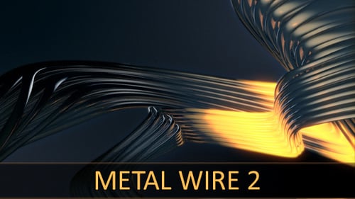 Dynamic Abstract Lines with Luminous Flowing Glow