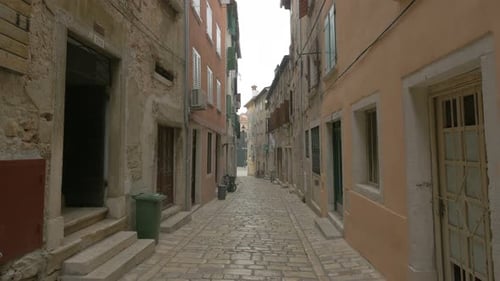 Narrow street with old buildings