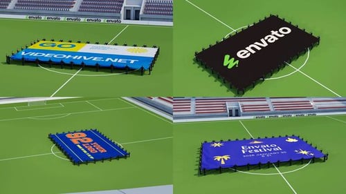 Football stadium flag MOGRT
