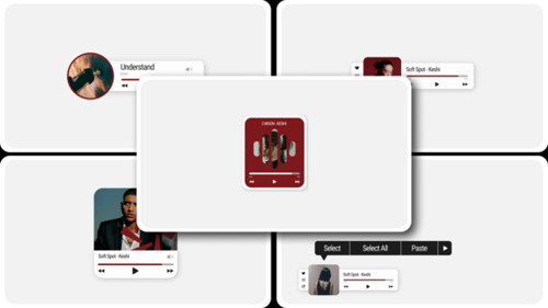 Music App Widget After Effect
