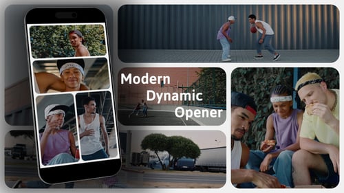 Dynamic Multi-Frame Opener with Modern Transitions and Clean Typography