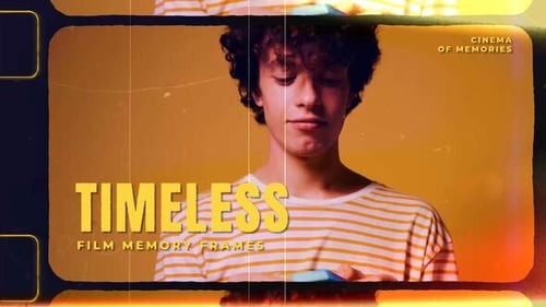 Cinematic Retro Opener: Vintage Film Strip Slideshow for Memories