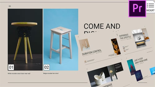 Minimalistic Product Promo | Premiere Pro MOGRT