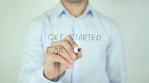 Get Started for Free, Writing On Screen