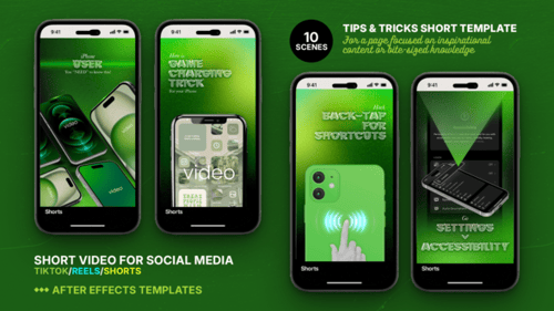 Modern Phone Tips & Tricks Template for Social Media Shorts