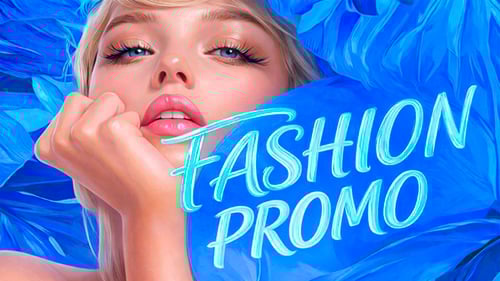 Dynamic Fashion Promo with Kinetic Typography and Photo Collage