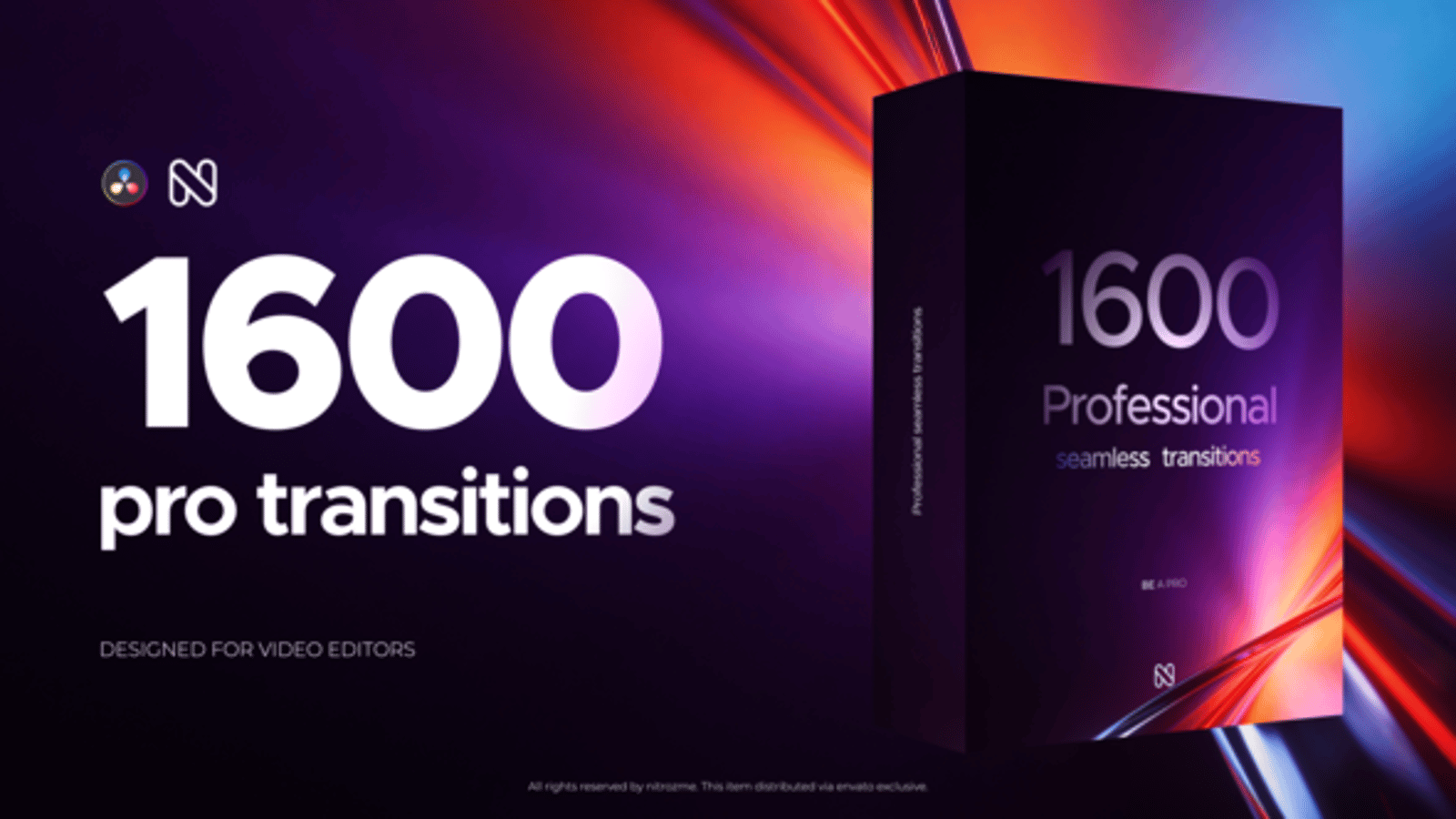 Transitions Library for DaVinci Resolve, Broadcast Packages ft. video ...