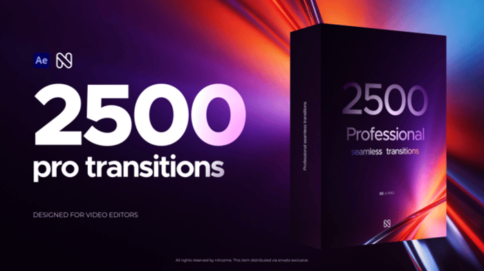 After Effects Video Transition Templates Cinematic & Dynamic Packs