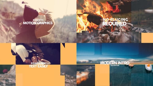 Dynamic Modern Intro Opener with Fast Transitions