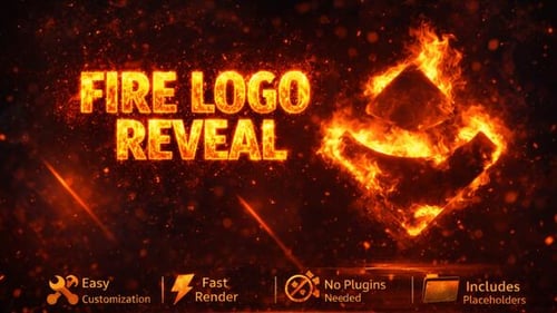 Fire Logo Reveal – Cinematic Flame Impact