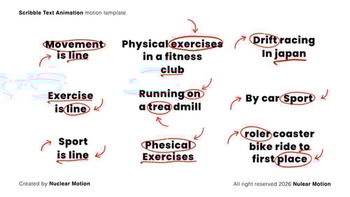 Hand-Drawn Text Animation with Scribble Effect