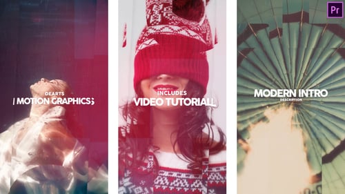 Modern Intro Vertical Premiere Pro
