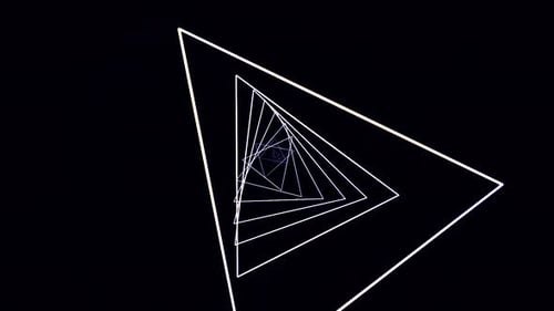 Abstract motion graphics with colored spiral