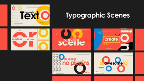 Typographic Scenes