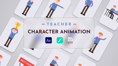 Teacher Character Animation