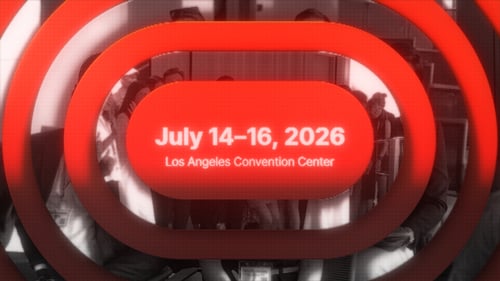 Creative Event Conference Opener with Digital Glitch Effects