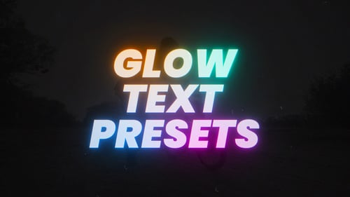 Dynamic Glowing Text Animations and Neon Title Effects