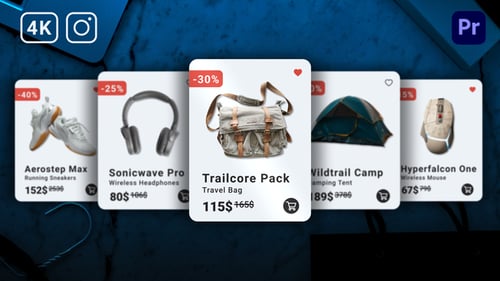 Online Market Carousel | MOGRT