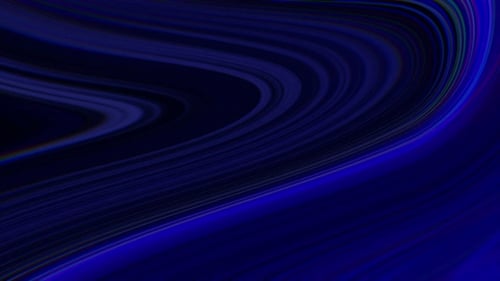 Dynamic Abstract Blue Flowing Liquid Waves Motion Background