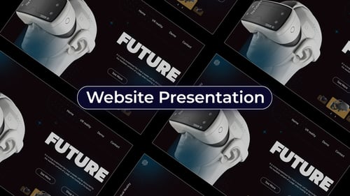 Clean Animated Responsive Website and App UI Showcase