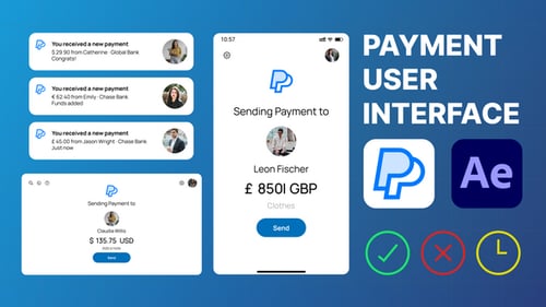 Payment App UI Animation