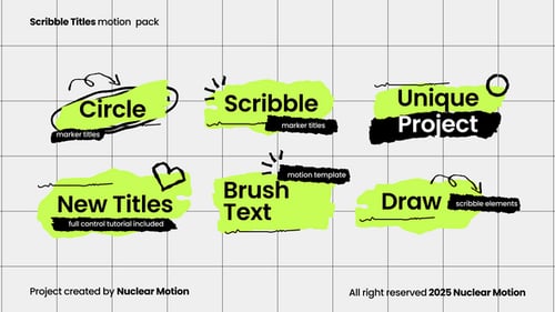 Scribble Text Animation