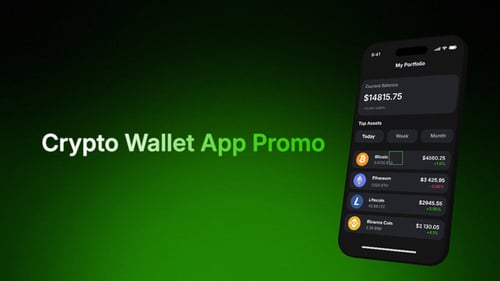 Crypto Wallet App Promo