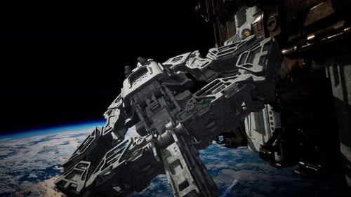 Flying an Animated Space Station