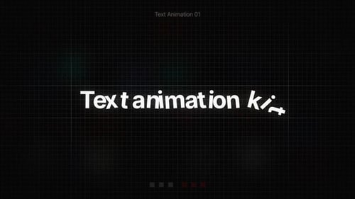 Dynamic Animated Text Presets for Video Projects