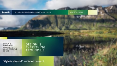 Dynamic Gradient Lower Thirds for Professional Modern Video