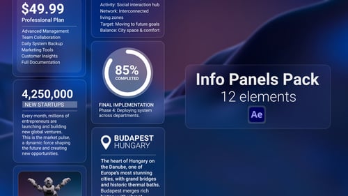 Dynamic Data Infographics for Corporate Business Presentations
