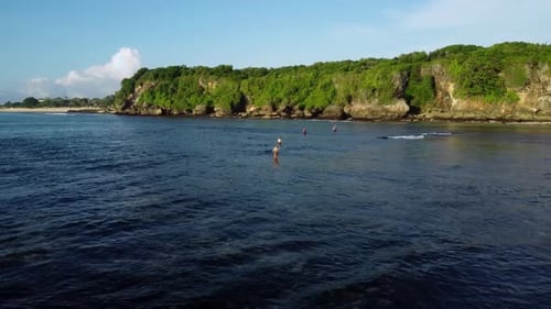 2.7K Bali Nusa Dua Beach Sunrise Aérienne