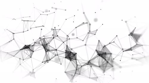 Digital Network Connection Plexus Abstract Background Animation