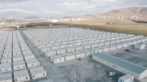 Luftaufnahme von Fertighäusern 6