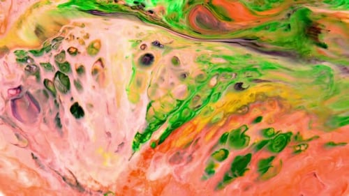 Encre de peinture colorée abstraite Explode 24