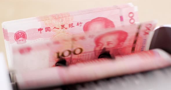 RMB banknote on counting machine, Stock Footage ft. bank & cash - Envato