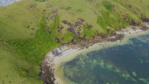 Aerial beautiful beach