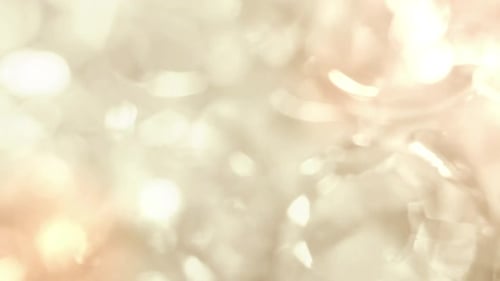 Gold Bokeh Lights Particles Background